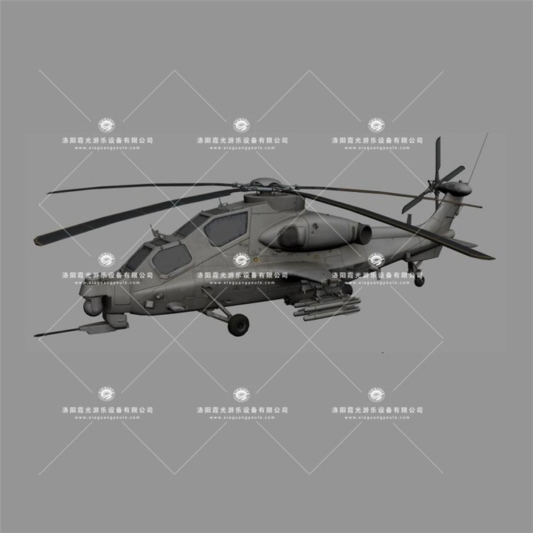 崖州武装直升机3D模型