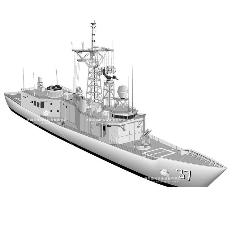 崖州充气侦查船模型